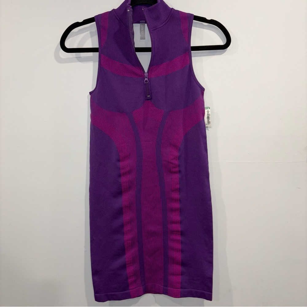 Purple and Pink Women's Mini Dress